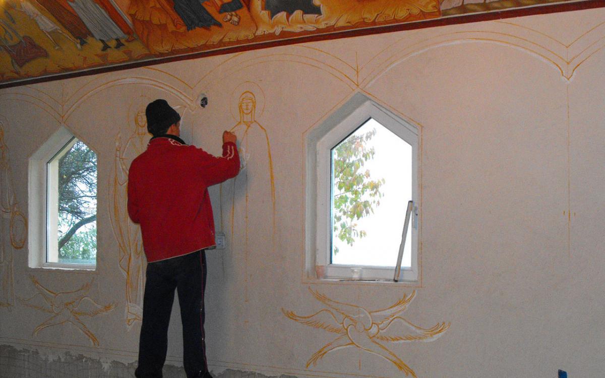 Biserica în timpul înnoirii